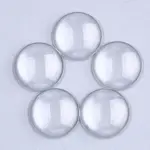 Transparent Glass Cabochons