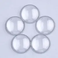 Transparent Glass Cabochons
