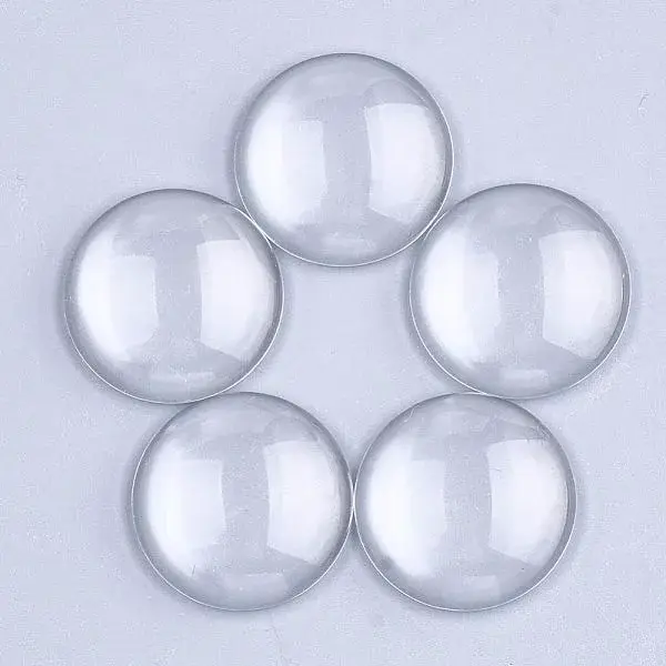 Transparent Glass Cabochons
