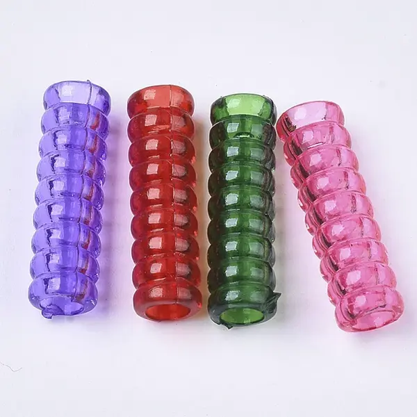 Transparent Acrylic European Beads