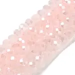 Baking Electroplate Glass Beads Strands