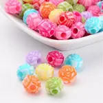 Mixed Craft Acrylic Rose Flower Beads