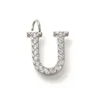 304 Stainless Steel Micro Pave Cubic Zirconia Pendants