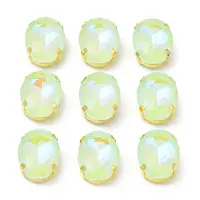 Mocha(MK) Oval Sew on Rhinestone