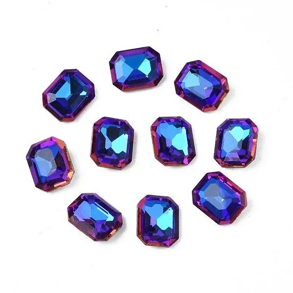 Pointed Back Glass Rhinestone Cabochons