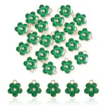 Light Gold Plated Alloy Enamel Pendants