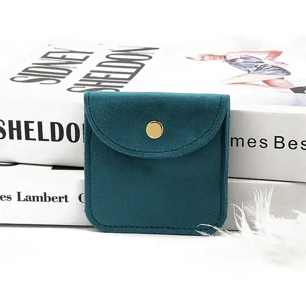 Square Velvet Jewelry Storage Bags