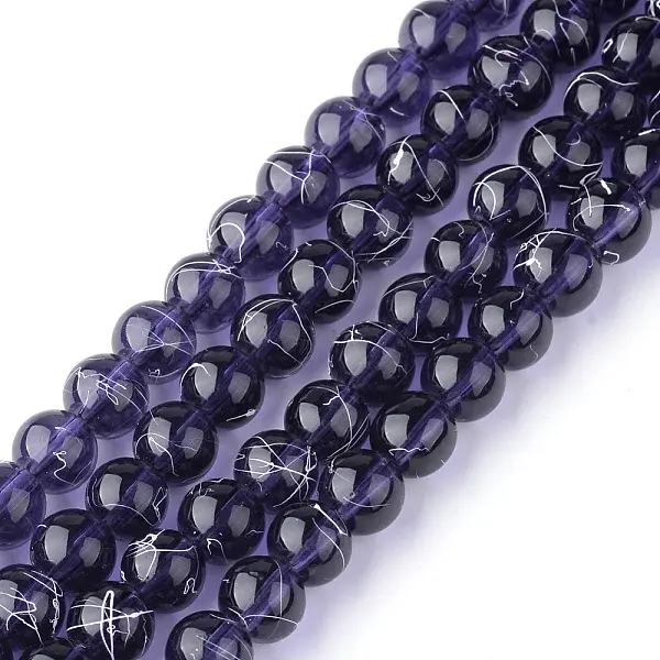 Drawbench Transparent Glass Beads Strands