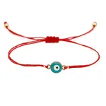 Alloy Evil Eye Link Bracelet