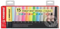 Zvýrazňovač STABILO BOSS ORIGINAL deskset - 15 ks