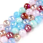 Electroplate Glass Bead Strands