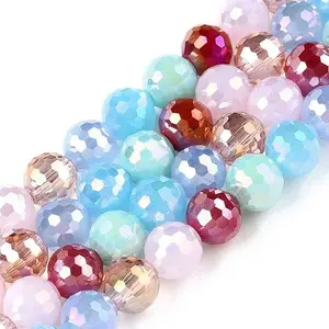 Electroplate Glass Bead Strands