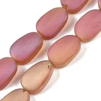 Electroplate Glass Beads Strands