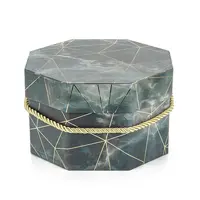 Valentine's Day Marble Texture Pattern Paper Gift Boxes
