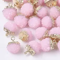 Druzy Resin Pendants