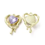 Glass Melting Heart Pendant