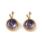 Ion Plating(IP) 304 Stainless Steel Micro Pave Cubic Zirconia Charms