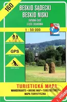 Beskid Sadecki, Beskid Niski  1:50 000 - turistická mapa č.160