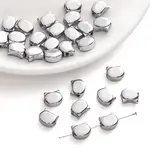 10Pcs Electroplate Glass Beads