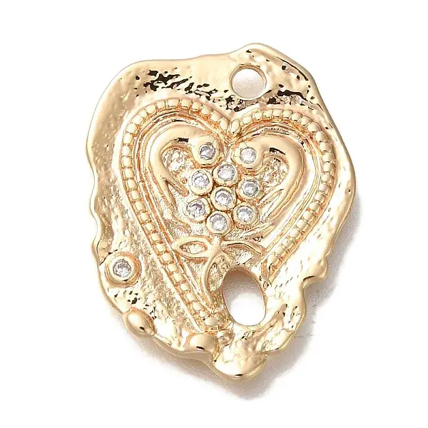 Brass Micro Pave Cubic Zirconia Pendants