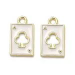 Light Gold Plated Alloy Enamel Pendants