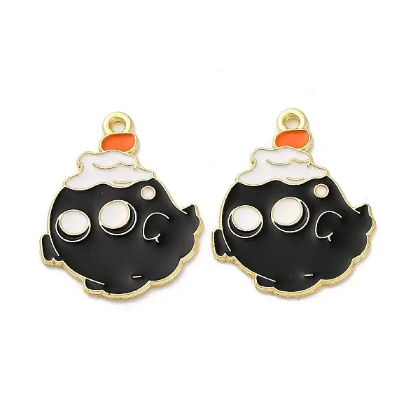 Halloween Alloy Enamel Pendants