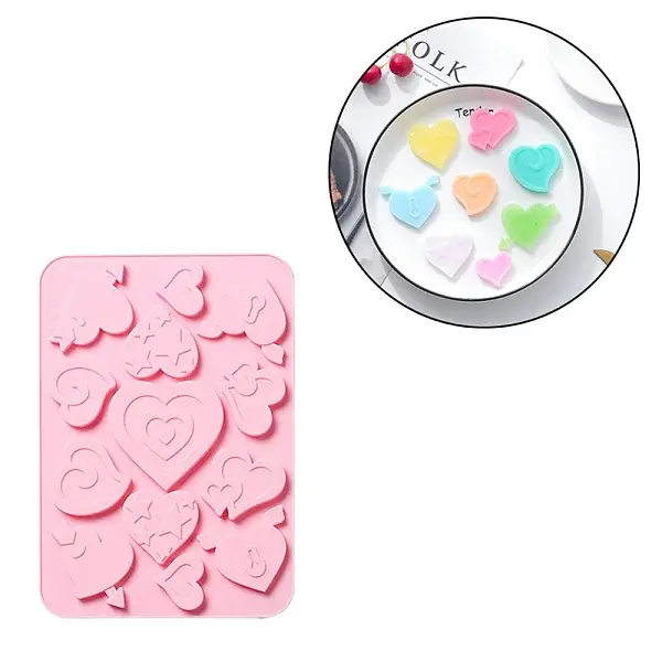 Heart Shape Food Grade Silicone Molds