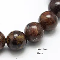 Natural Bronzite Beads Strands