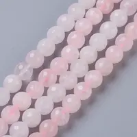 Natural Rose Quartz Beads Strands