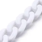 Handmade Opaque Acrylic Curb Chains