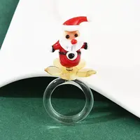 Rotatable Handmade Lampwork Rings