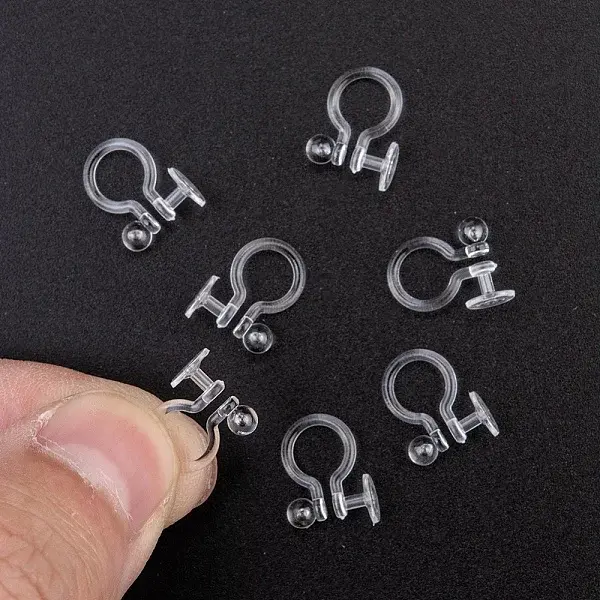 Plastic Clip-on Earring Findings