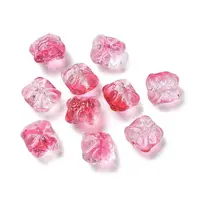 Baking Painted Transparent Glass Beads