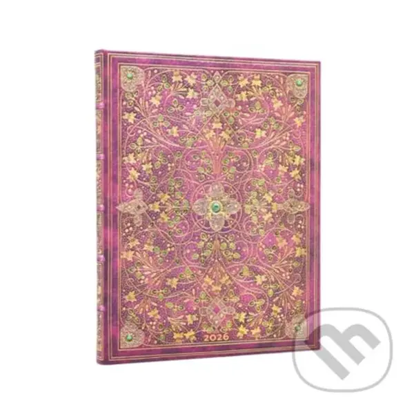 Paperblanks - týždenný diár Diamond Jubilee 2026 (ultra, horizontálny, elastické zatváranie)