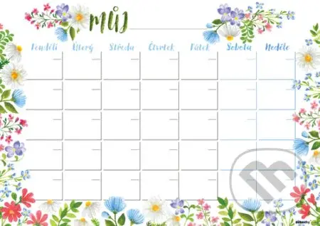 Měsíční plánovač A4 Luční