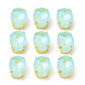 Mocha(MK) Oval Sew on Rhinestone