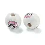 Natural Wood European Beads