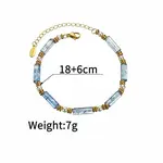 Golden Malachite Natural Pearl Bracelet Dopamine Fashion Simple Girlfriend Bracelet