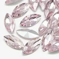 Pointed Back Glass Rhinestone Cabochons