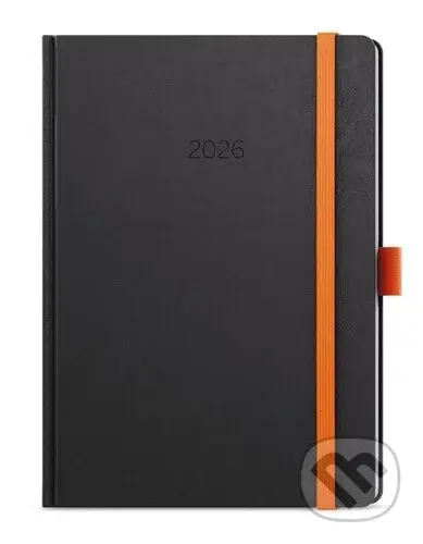 Týdenní diář 2026 Oskar Nora A5 oranžová