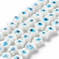 Handmade Evil Eye Lampwork Beads Strands