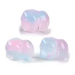 Spray Painted Glass Beads