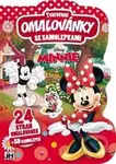Tvarované omalovánky se samolepkami: Minnie - kniha z kategorie Omalovánky