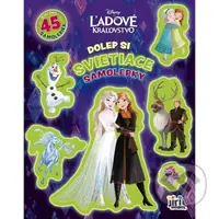 Dolep si svietiace samolepky Ľadové kráľovstvo - kniha z kategorie Omalovánky, vystřihovánky, papír