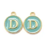 Golden Plated Alloy Enamel Charms