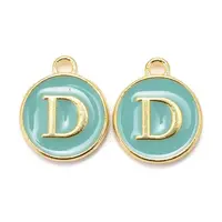 Golden Plated Alloy Enamel Charms