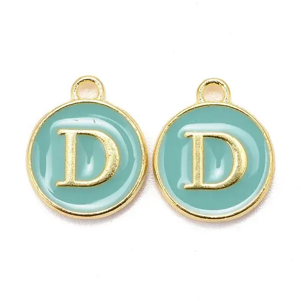 Golden Plated Alloy Enamel Charms