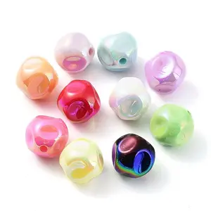 UV Plating Opaque Acrylic Beads