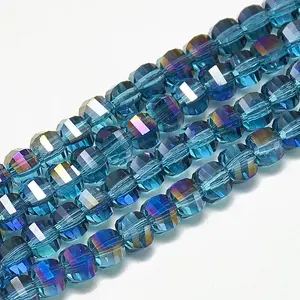 Electroplate Glass Beads Strands