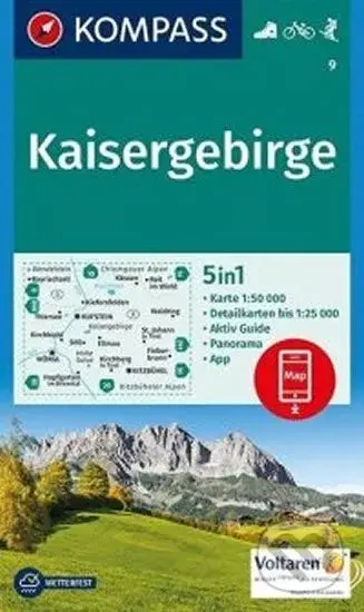 Kaisergebirge (5 in 1, WK 9, 1:50.000)